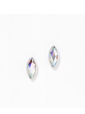 BNIB Touchstone Crystal by Swarovski Marquis Stud Earrings (retired)
